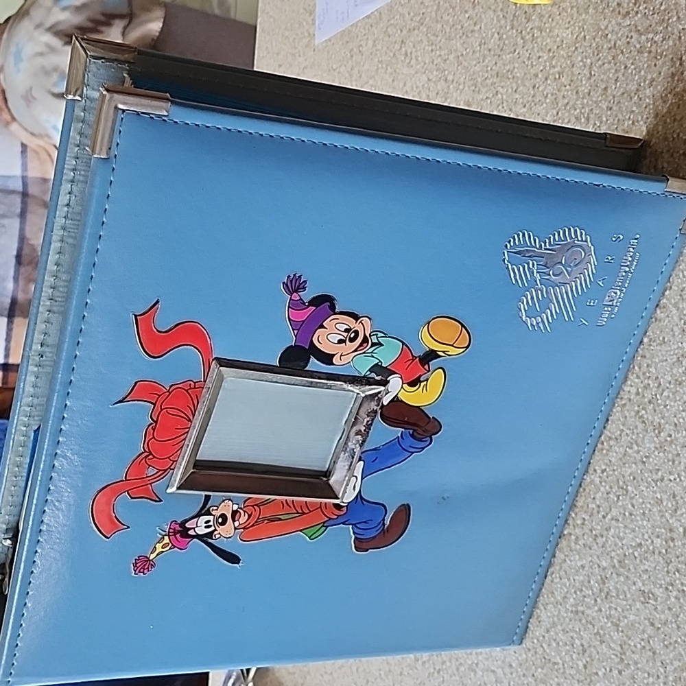Vintage Walt Disney World 20 Year Anniversary Photograph Binder